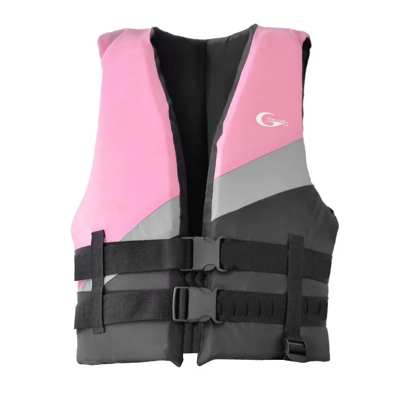 hicken High Buoyancy Life Jacket Water Sports Equipment For Rafting Swimming Sailing Boating Blue &amp Pink | Спорт и развлечения