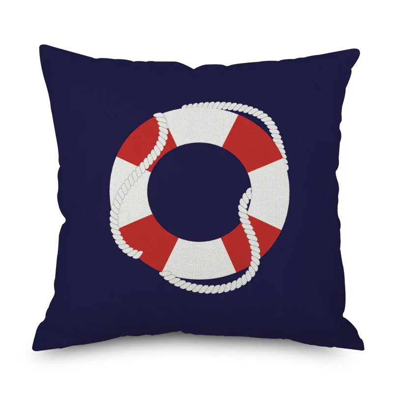 Чехлы для подушек морских Вояджеров и Парусников якорь руль подводной жизни