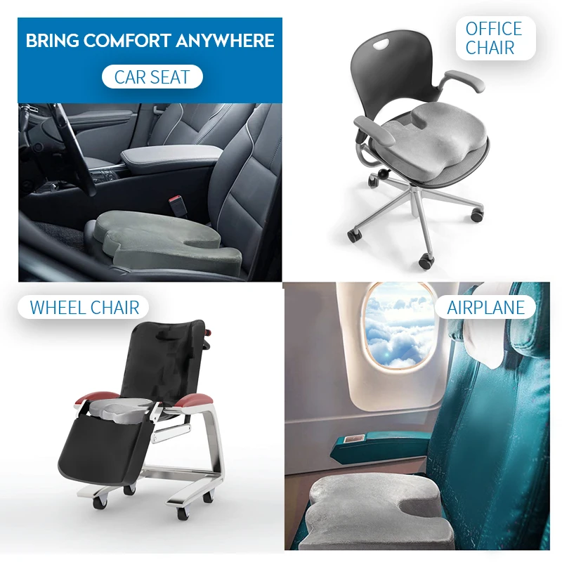 Подушка для офисного кресла Ортопедическая подушка сидений из пены с эффектом