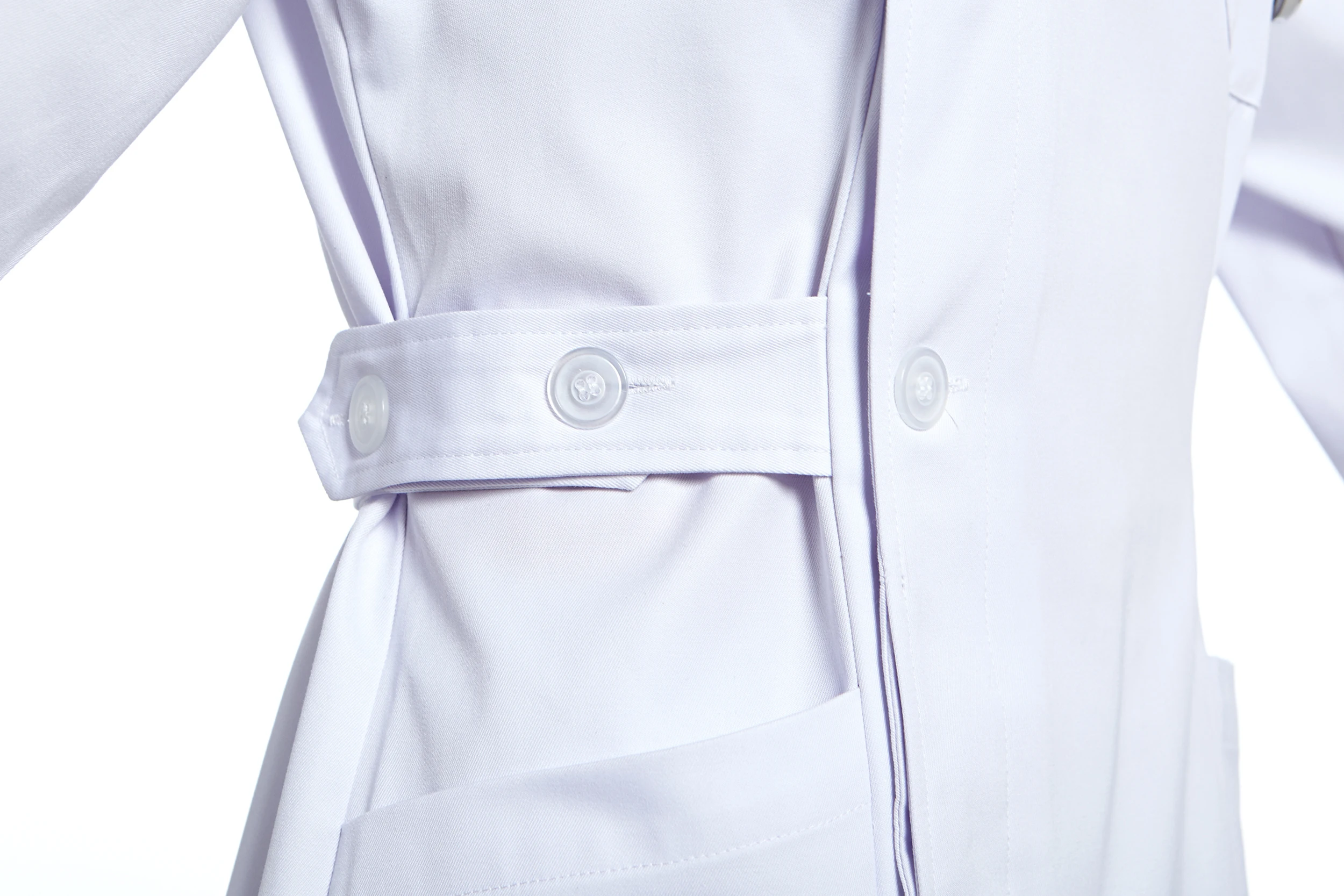 Медицинская форма белая медсестры с длинным рукавом для больницы | Тематическая