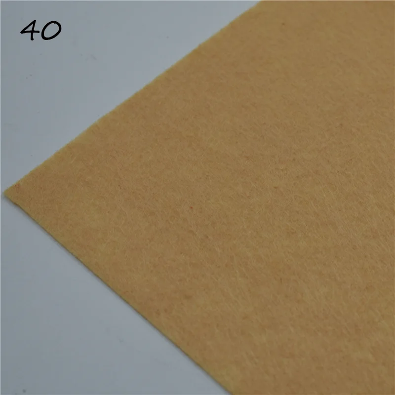 Felt 40 1 шт., ручная работа, фетровые цветы, ручная работа, для кукол, для валяния, шерсть 30/15 см, 60 цветов - Цвет: Felt 40
