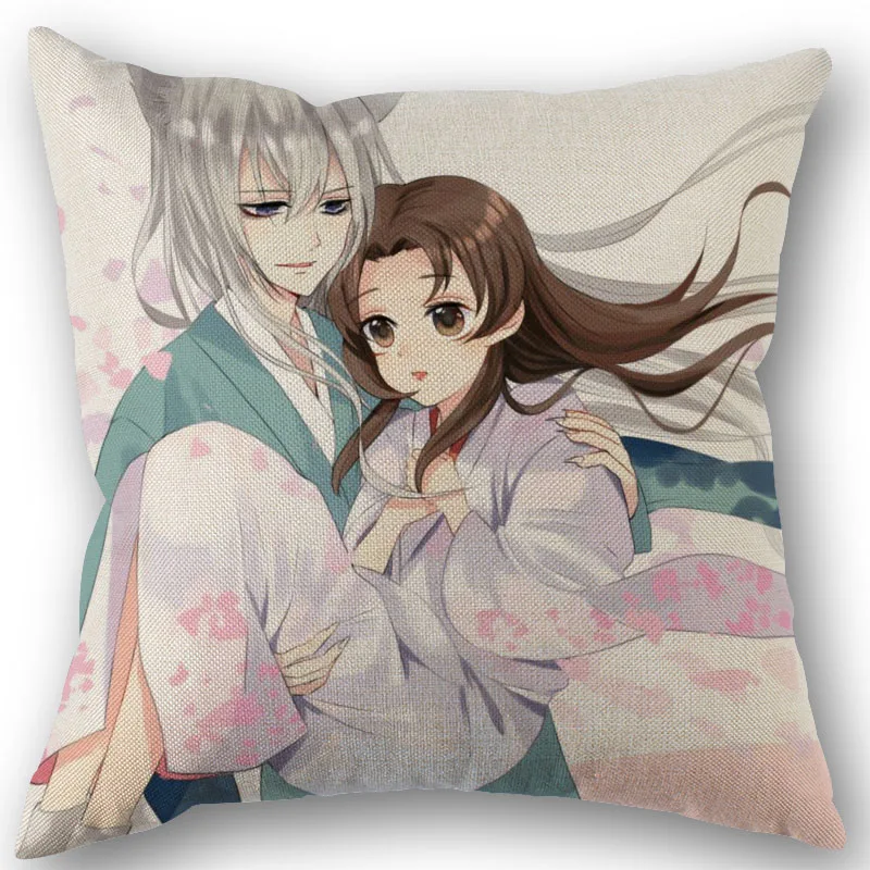 

Custom Kamisama Kiss Pillowcase Wedding Decorative Cotton Linen Pillow Case For Home Pillow Cover 45X45(One Sides)