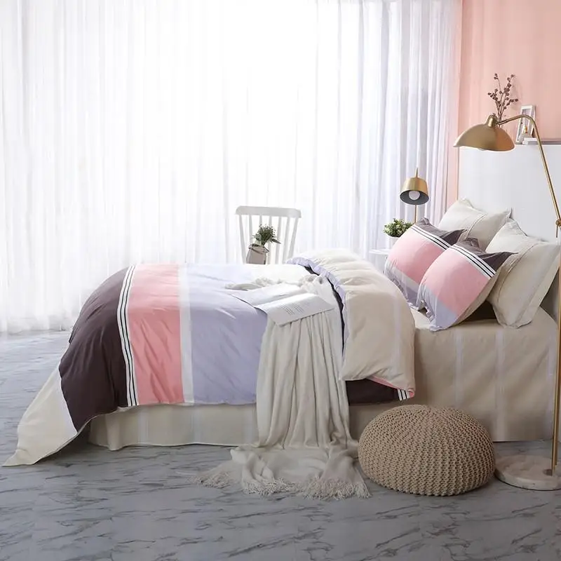 Pink white blue brown Duvet Cover monopoly bedding set Cotton Quilt Cover150cmx200cm/160cmx210cm/200cmx230cm/220cmx240cm | Дом и сад