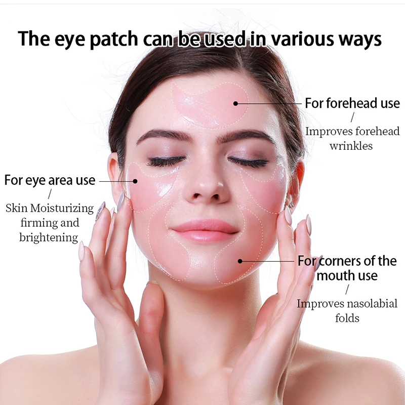 60pcs Anti Wrinkle Eye Patches Mask Crystal Collagen Under The Eyes Sleep Remove Dark Circles Hydrogel Patch TSLM1 | Красота и