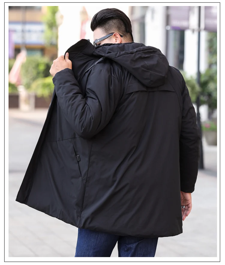 Новинка, большие размеры, 10XL, 9XL, 8XL, мужские парки, длинная хлопковая зимняя куртка, пальто для мужчин, теплая брендовая Толстая куртка, Мужская куртка-парка, топы-20 класс