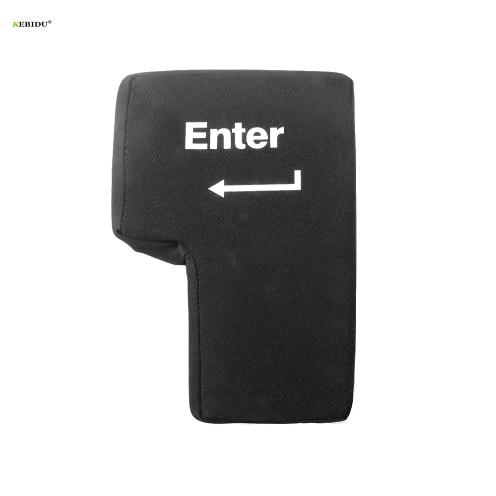 Hot Sale Big USB Enter Key Anti Stress Button Decompression Computer Any Vent Pillows Desktop Pillow For Programmer | Компьютеры и