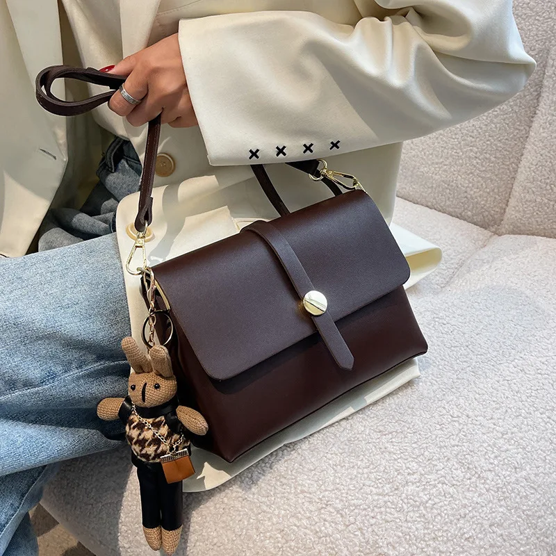 Модная осенне-зимняя сумка-мессенджер в стиле ретро роскошная универсальная