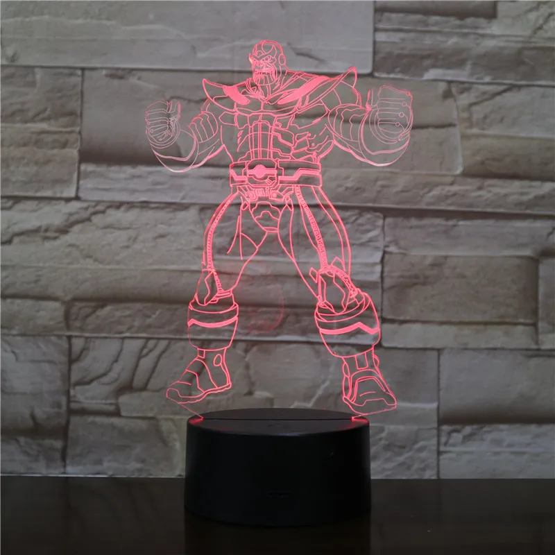 VCity чудный фильм фигурка 3D лампа Raytheon Thor Защитная Dr singular креативный ночник домашний стол рядом Декор подарки для детей