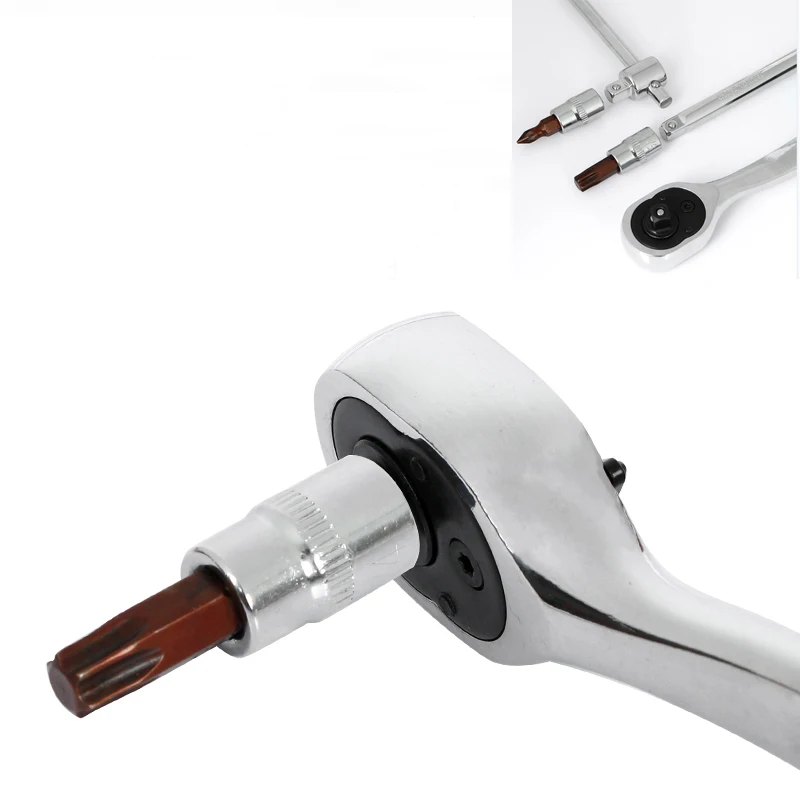 1 шт. 1/4 дюйма квадратные приводы с шестигранной головкой/Torx/Phillips/шлицевая