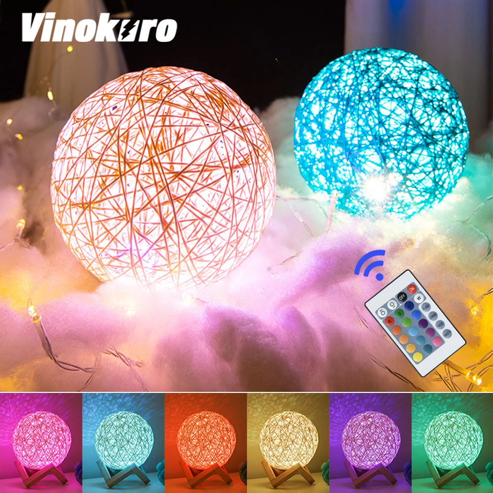 Креативный светодиодный ночник USB настольная лампа украшение для спальни фонарь