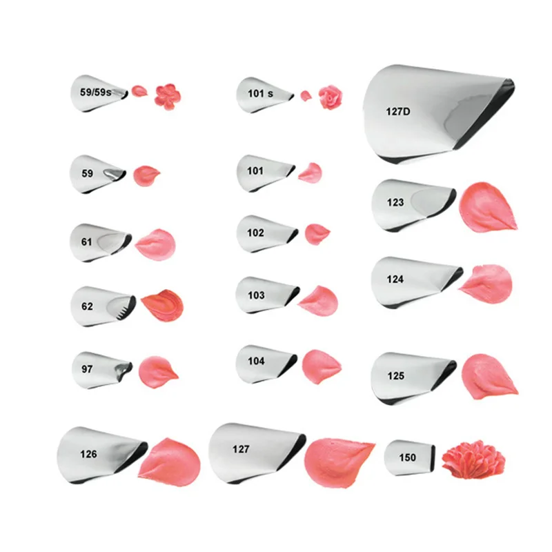 #1 г большие металлические украшения для пирожных наконечники покрытие из