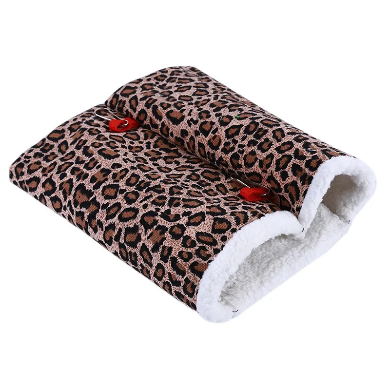 Leopard Print Hanging Bird Cages Pet Small Animal Warm Hut Nest Hammock for Rabbit Hamster Accessories|Птичьи клетки и гнезда| |