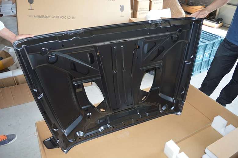 Черный капюшон на 10 ю годовщину 2007 2017 wrangler JK J066|Капоты| |
