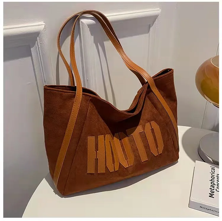 2021 new large-capacity women's bag all-match commuter one-shoulder tote bag