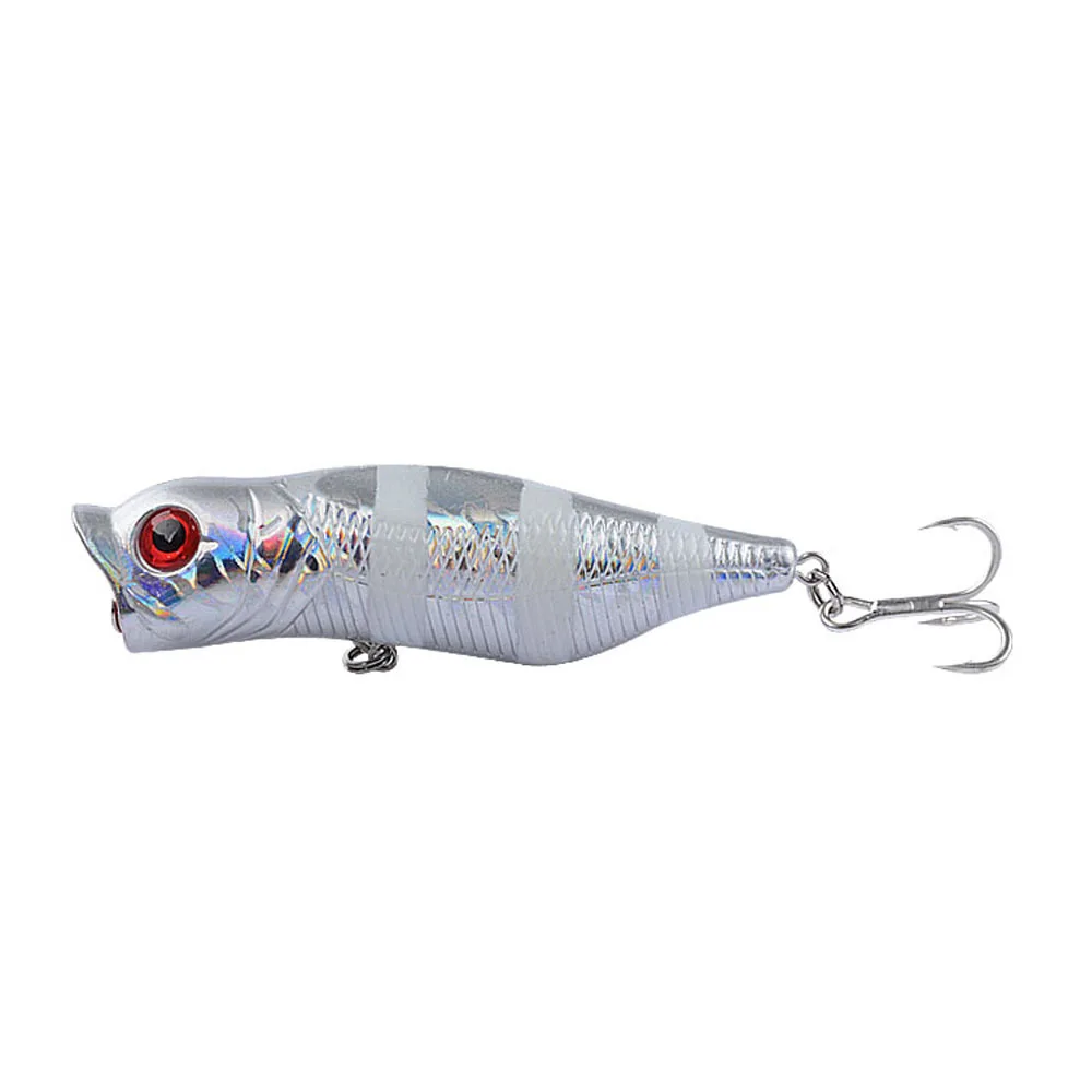 

New 1pcs Big Popper Fishing Lure artificial fishing bait Crankbait Wobblers high carbon steel hook Fishing Lures