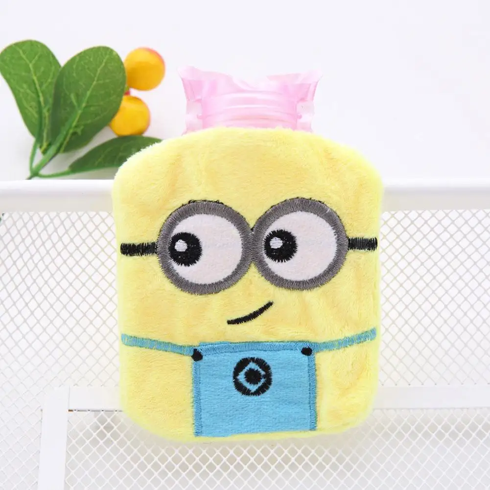 Милые Мультяшные теплые мини-бутылки для горячей воды портативные бутылки