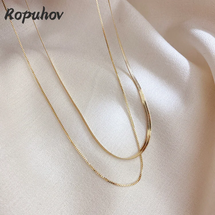 Ropuhov 2021 новый корейский модный подарок для женщин роскошное простое Стильное