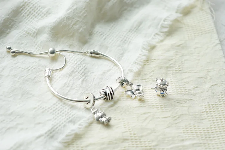 

New Arrival 925 Sterling Silver Wild Stripes Beads Fit Original Pandora Charms Bracelets Women DIY Birthday Jewelry Gifts