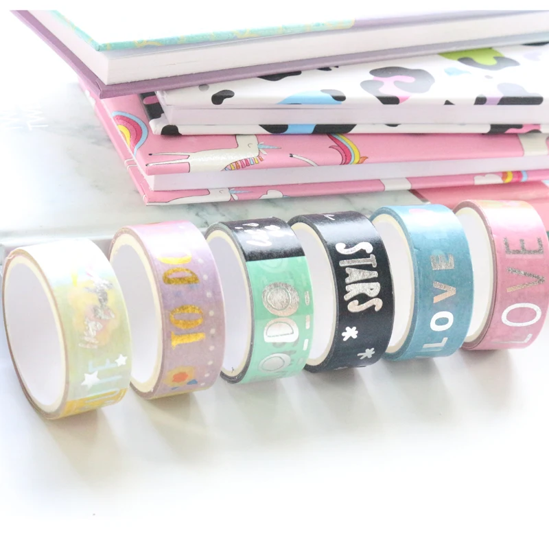 Милые конфеты Domikee японская фольга Васи ленты скрапбукинг журнал планировщик