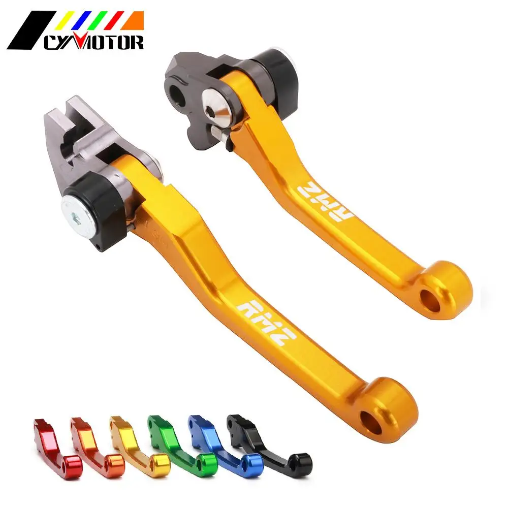 Складные рычаги тормозной муфты для мотоцикла с ЧПУ Suzuki RMZ250 RMZ 250 2004 2007 2018 RMZ450 450 2005