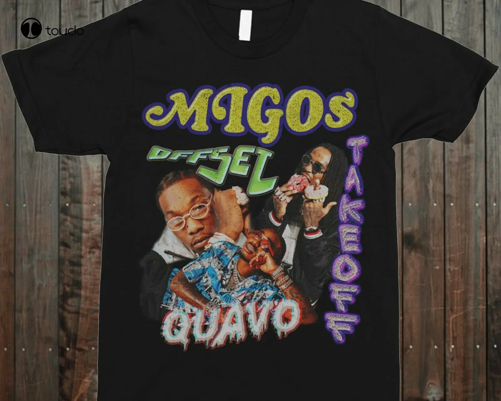 Migos 90S Crewneck Винтаж футболка | Мужская одежда