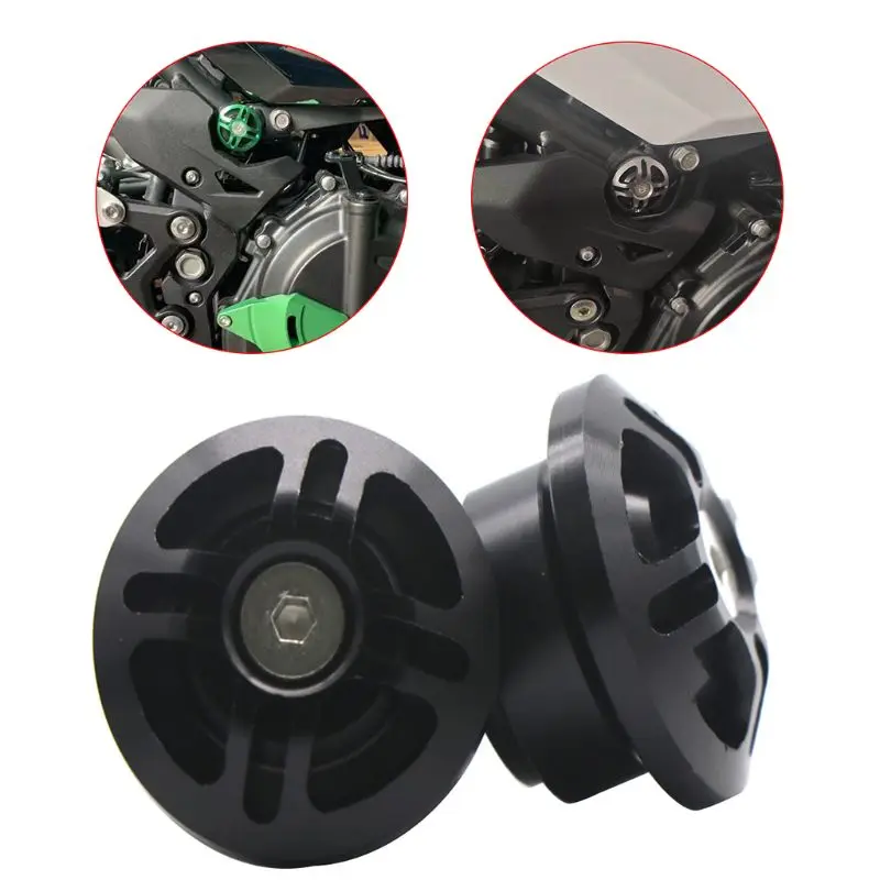 Декоративные заглушки для рамы крышки с отверстиями аксессуары мотоциклов Kawasaki