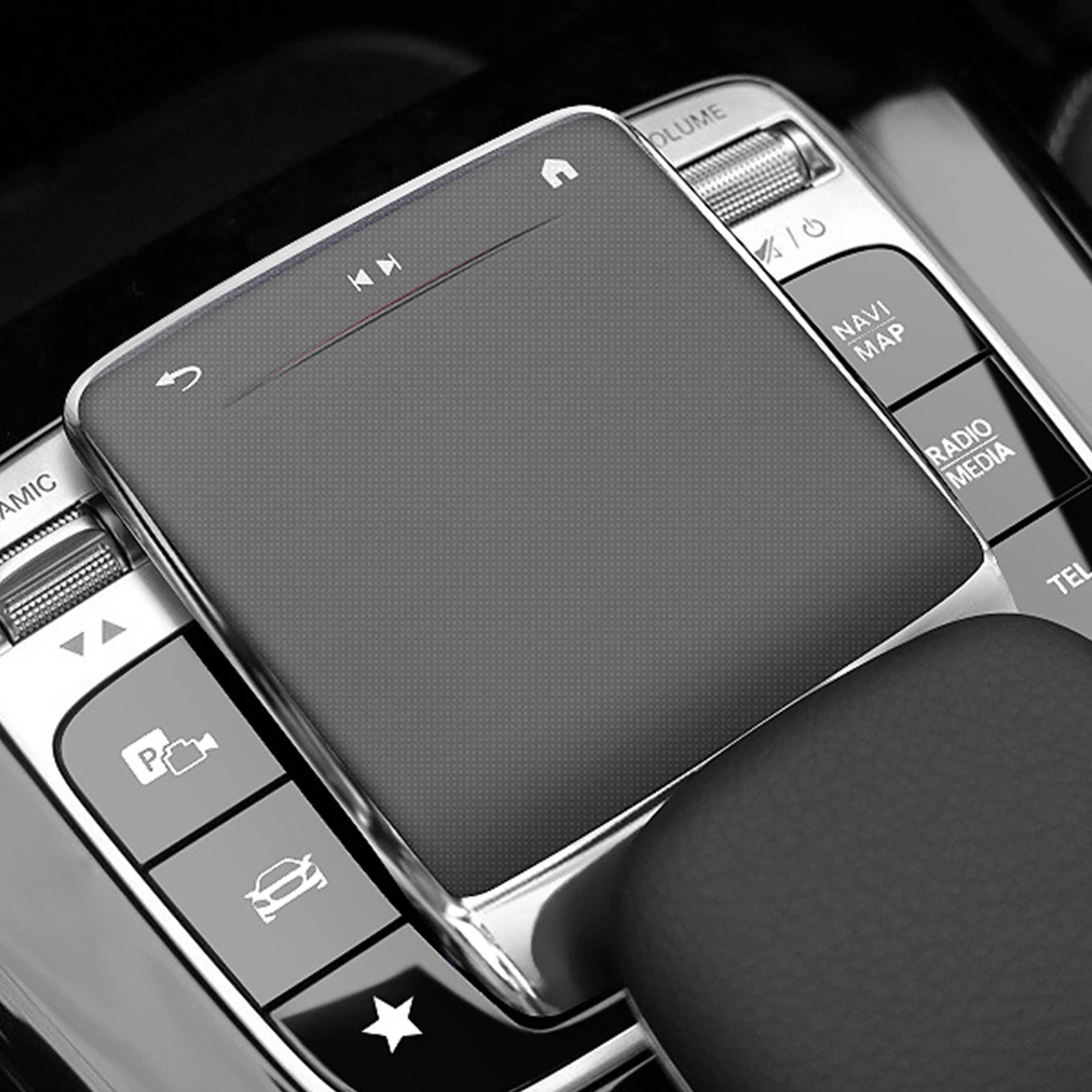 for mercedes benz a b cla gle gls glb class w177 w247 c118 w167 tpu center control mouse screen protector cover car accessories free global shipping