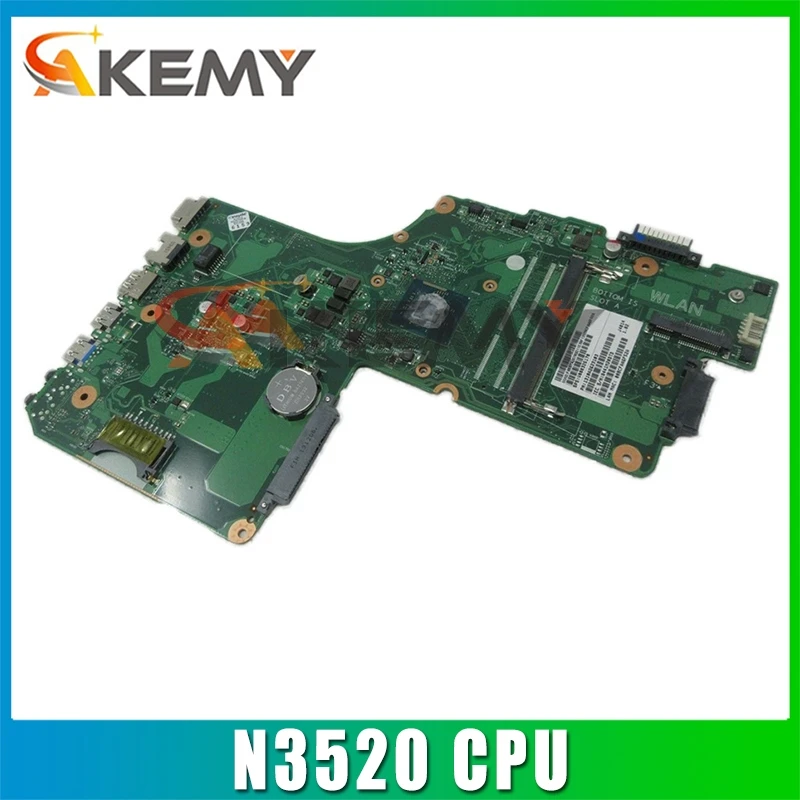 

Akemy V000325180 1310A2623101 For TOSHIBA Satellite C55 C55-A Laptop Motherboard DB10BM-6050A2623101-MB-A02 SR1SE N3520 CPU