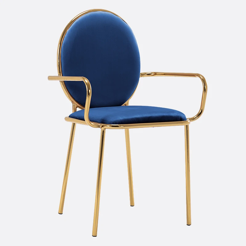 

Nordic light luxury dining chair makeup bedroom net red simple backrest stool home table and s ins