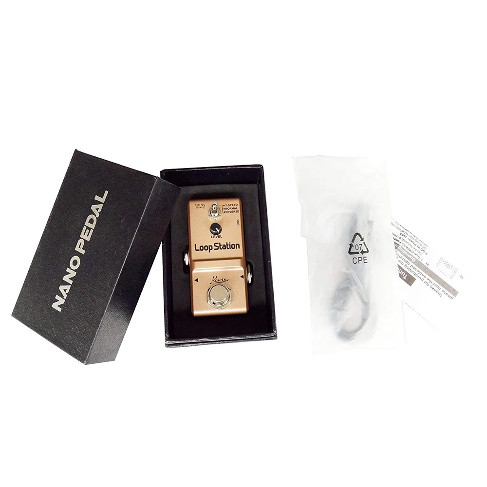 Rowin Loop Station Looper педаль эффектов неограниченные нагрузки 10 минут циклирования 1/2