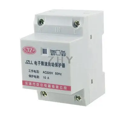 AC 220V 10A 35mm din рейка 2P мотор протектор контроллер w Световой индикатор|Замыкатели| |