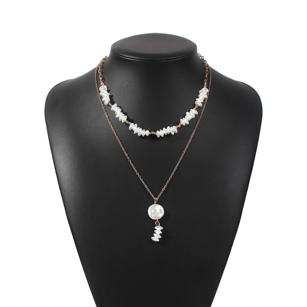 

Autumn and Winter New Imitation Pearl Sweater Chain Alloy Chain Mix and Match Necklace Jewelry Halloween Pendant Necklace