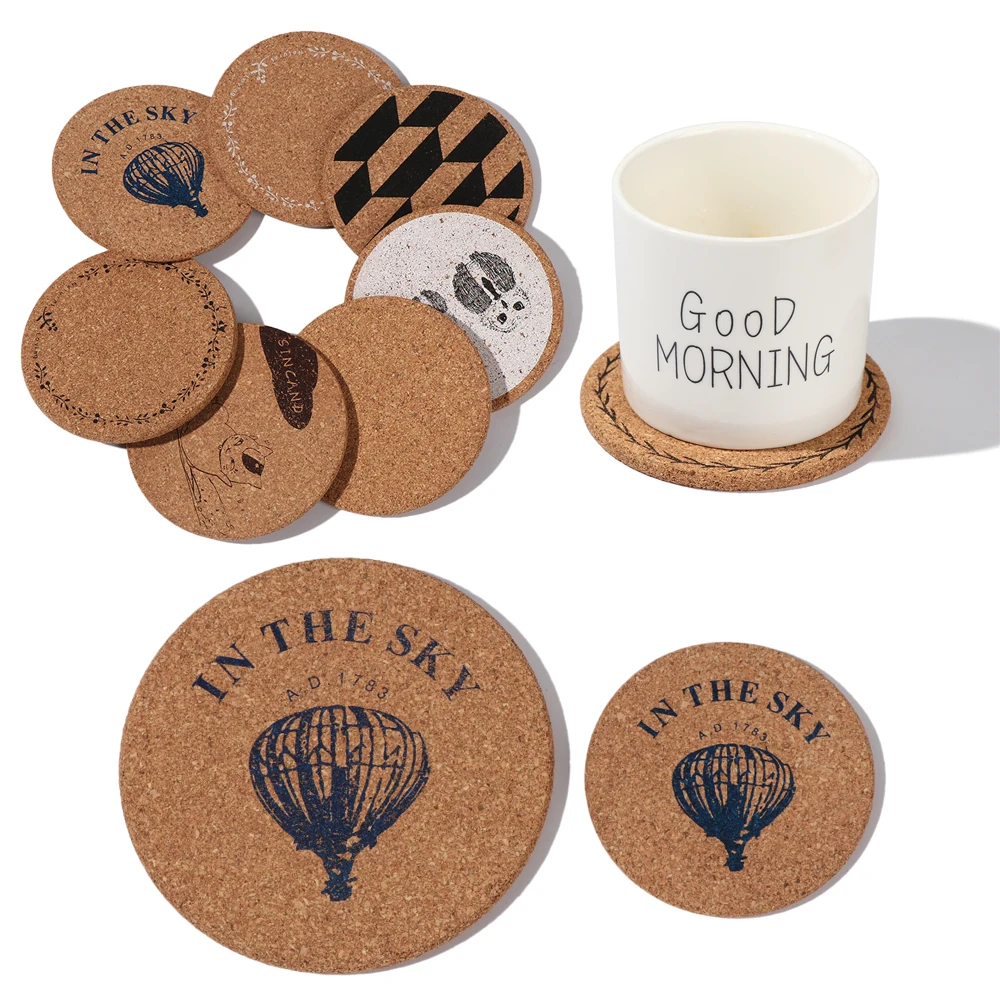 1 шт. прочные нескользящие пробковые подставки противогорячий греющий коврик