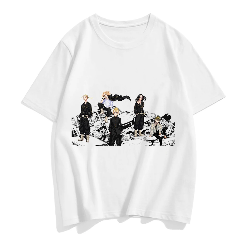 

Tokyo Revengers 2021 Anime T Shirt Women Casual Kawaii Manga Vintage Clothing Oversized Unisex Aesthetic Female Tee Dropshipping