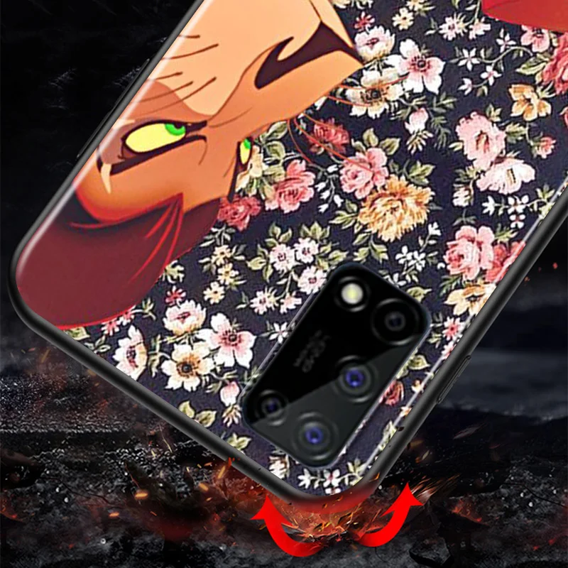 

Disney Cartoon Animation Cute Animal For Huawei Honor X10 10X 10i 10 9C 9S 9A 9i 9N 9X Pro 9 Lite TPU Silicone Black Phone Case