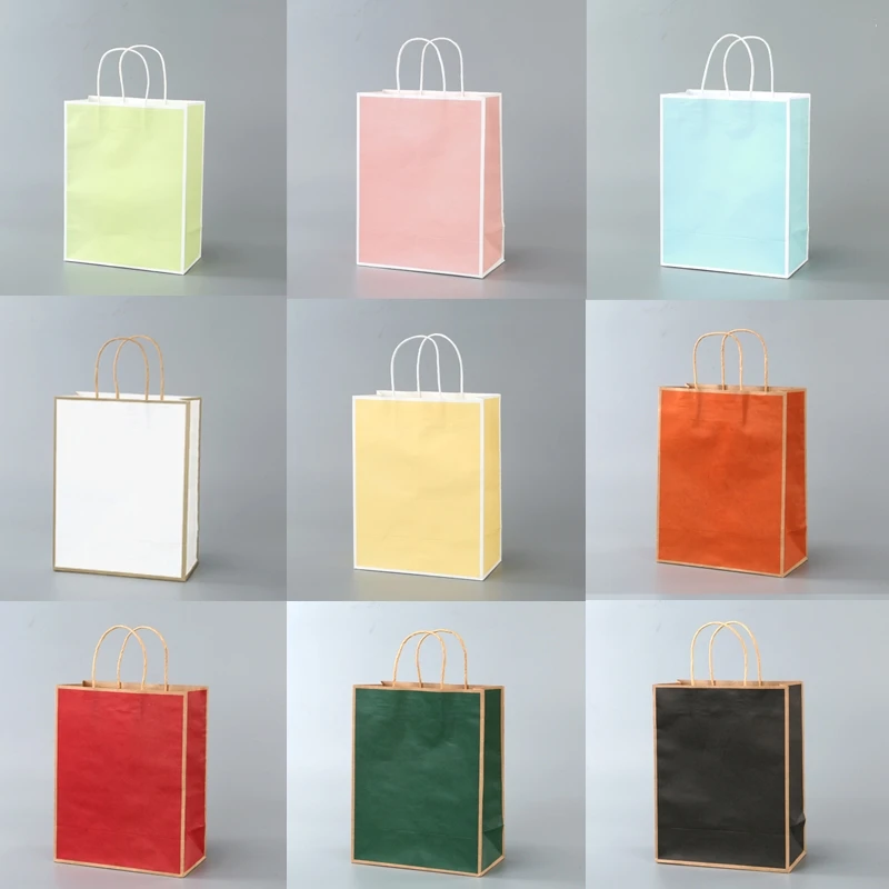 10 шт./лот пакет из крафт бумаги сумка тоут маленький Подарочный выпечка вынос