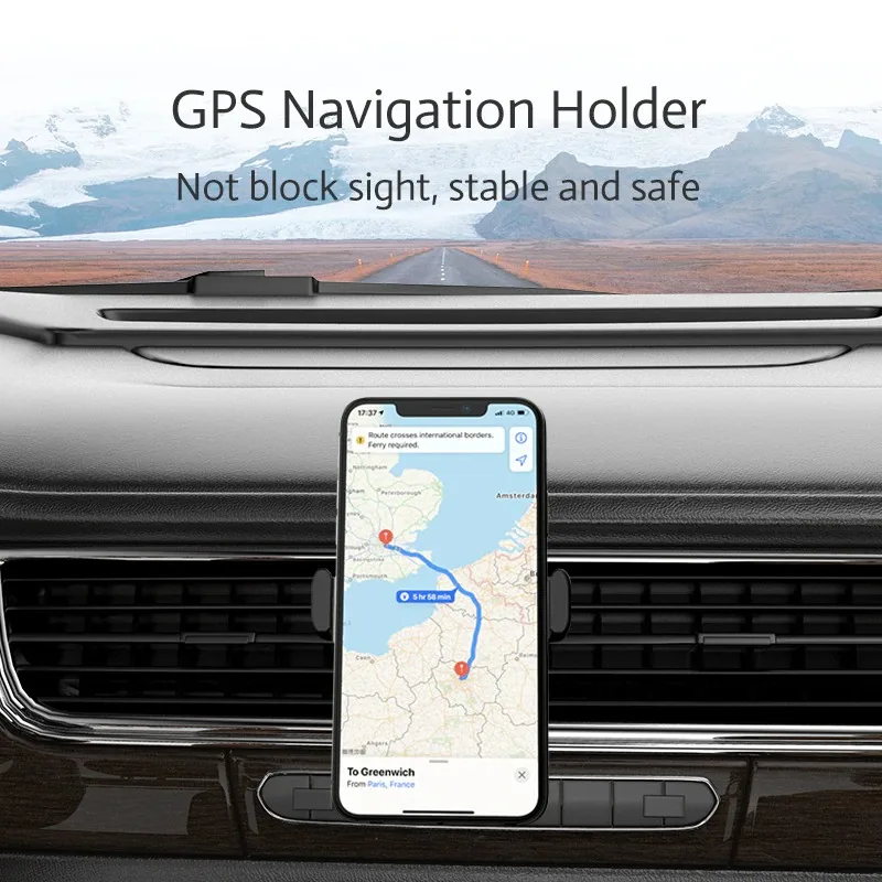 Автомобильный держатель для телефона с креплением на вентиляционное отверстие