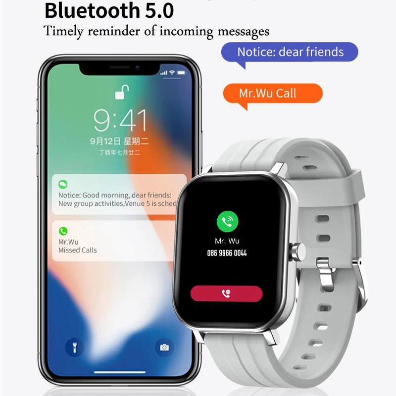 Новинка 2021 умные часы для мужчин и женщин с экраном пульсометр артериальное