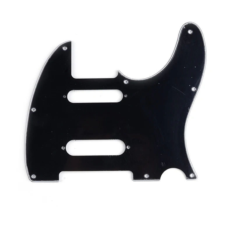 Black 9 цветов 3Ply состаренная перламутровая Накладка для стильная Гитара Pickguard высокого качества аксессуары для гитары продвижение гитары Части - Цвет: Black