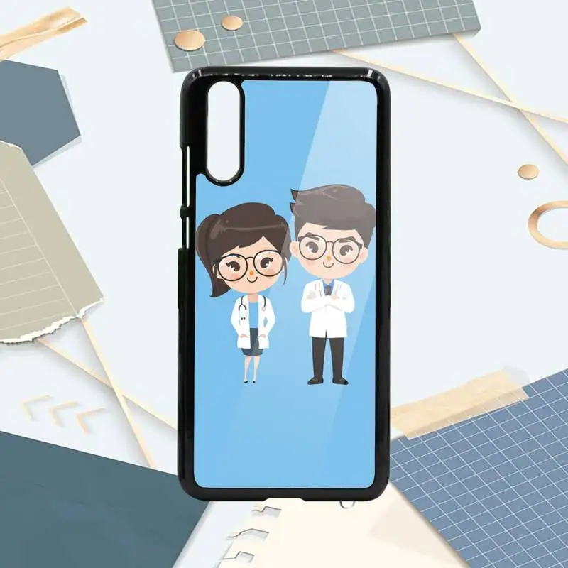 

Cartoon nurse Phone Case PC For Samsung galaxy S note 8 9 20 10 e lite2019 plus pro ultra