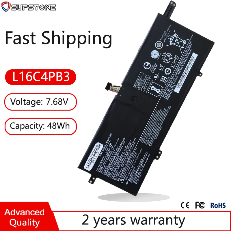 

Аккумулятор L16L4PB3 L16M4PB3 L16C4PB3 для ноутбука Lenovo IdeaPad 720S-13ARR 13IKB 13IKBR 81BR0028MH 81A80070GE 81A80092GE 81BV0056GE