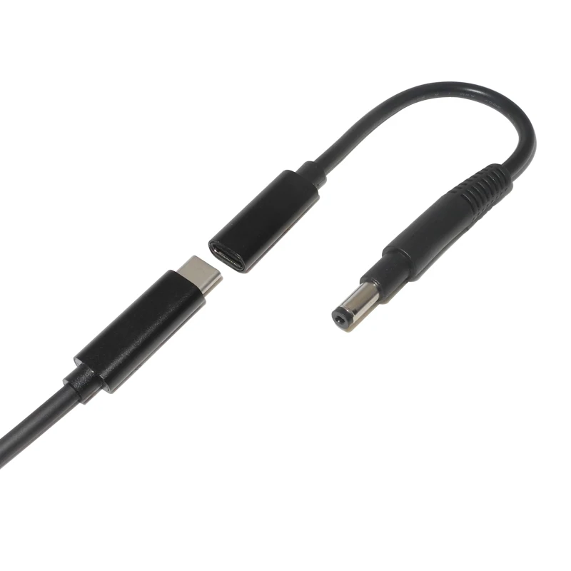 Тип usb C Female до 4 8*1 7 мм штекер конвертер постоянного тока Мощность Джек ноутбук