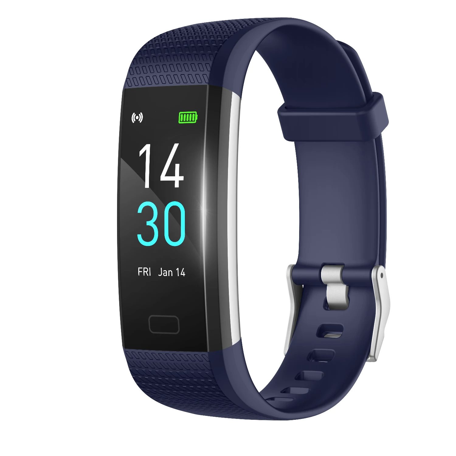 

Smart Bracelet Fitness Wristband Waterproof Health Monitoring Multiple Sports Heart Rate Smartwatch Thermometer for IOS Android