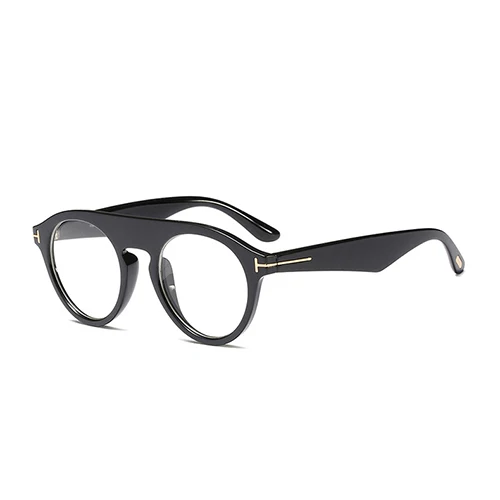 C6 Glossyblack.Clear Классические готические солнцезащитные очки в стиле стимпанк, мужские и женские брендовые дизайнерские винтажные круглые градиентные солнцезащитные очки высокого качества UV400 - Цвет линз: C6 Glossyblack.Clear