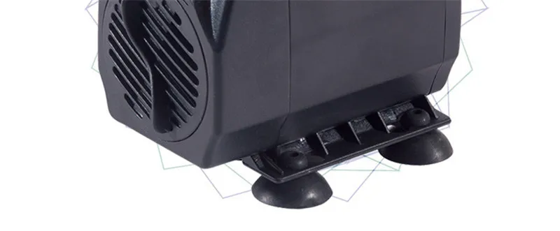 220V Submersible Water Fountain Pump 3/6/10/15/25W Ultra-Quiet Aquarium Water Pump Flowing Water Crafts Fish Tank Fountain