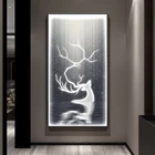 Алмазная живопись с оленем, полноразмерная 5D мозаика сделай сам с вышивкой, серый лось, животное стразы, декор ручной работы, домашнее искусство