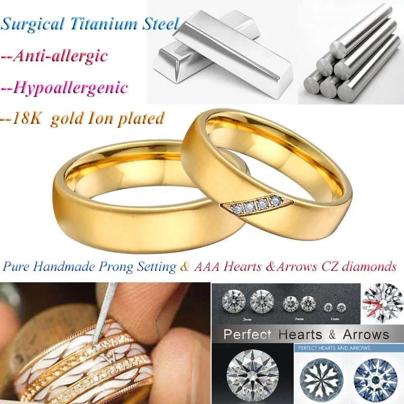 Обручальные кольца LOVE Alliance для мужчин и женщин кольцо из нержавеющей стали с