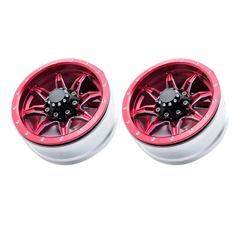 

4PCS 1.9 Inch RC Track Metal Rim for 1/10 Axis SCX10 90046 TAMIYA CC01 D90 D110 TF2 Traxxas TRX-4 S119