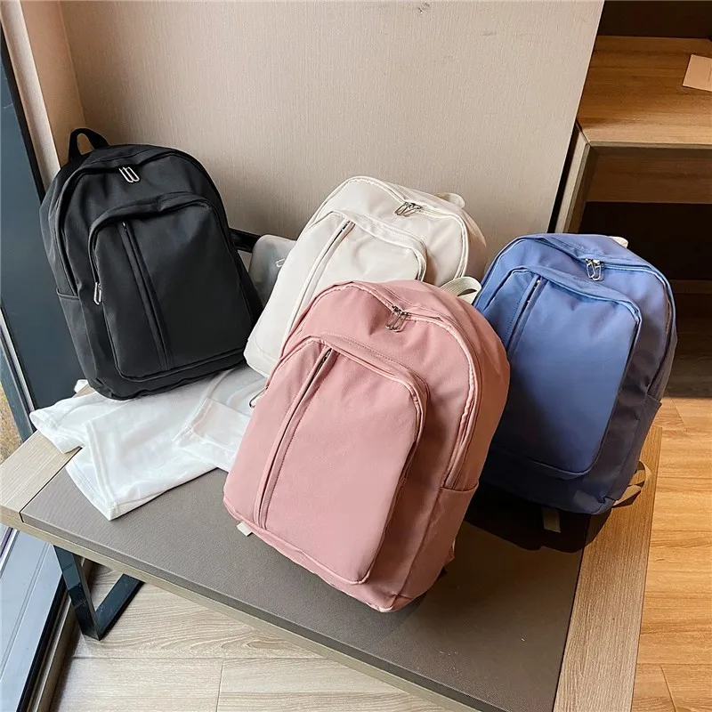 

Nylon Women Backpack Cute Female Student School Bag Lady Harajuku Book Bagpack Girl Kawaii Fashion Bag Trendy New Hot