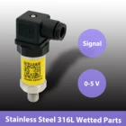 0 5 в датчик давления, давление 0 400 бар, опционально 0,35 бар, 1, 4, 6 бар, 10, 16, 25 бар, 100, 200 бар, g 1 4 резьба
